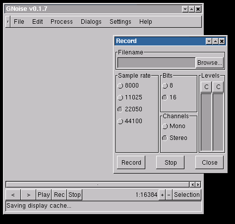 Gnoise v0.1.7 screen shot